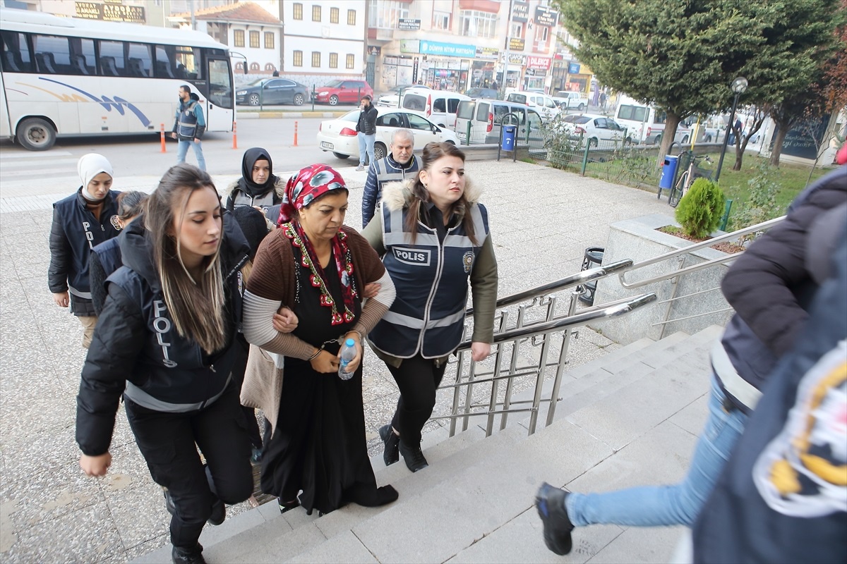 Çorum\'da 9 hırsızlık zanlısı adliyeye sevk edildi
