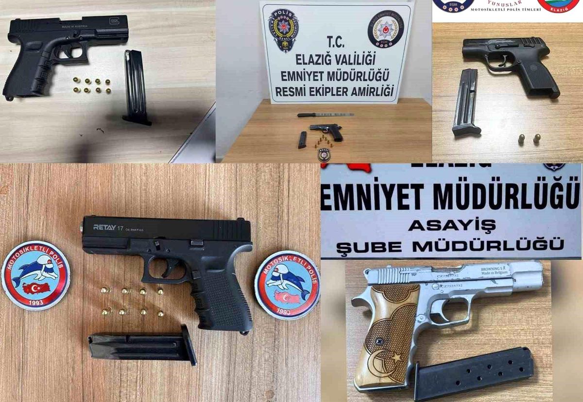 Elazığ\'da Asayiş Uygulamalarında 9 Şüpheli ve 6 Yabancı Uyruklu Yakalandı