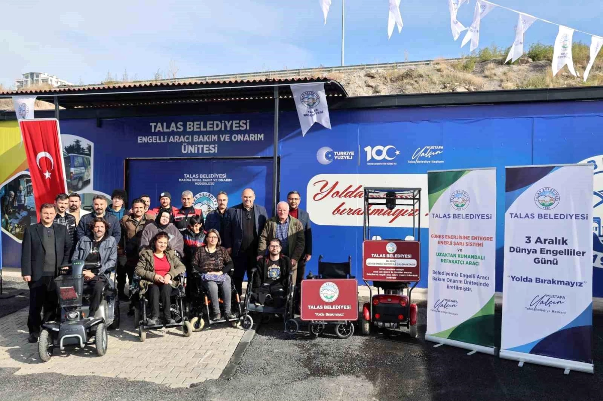 Talas Belediyesi Engellilere Yönelik Yeni Hizmetini Tanıttı