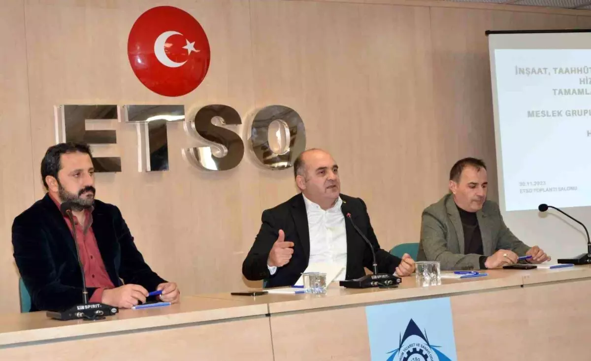 Erzurum Ticaret ve Sanayi Odası, inşaat sektörü temsilcileriyle istişare toplantısı düzenledi