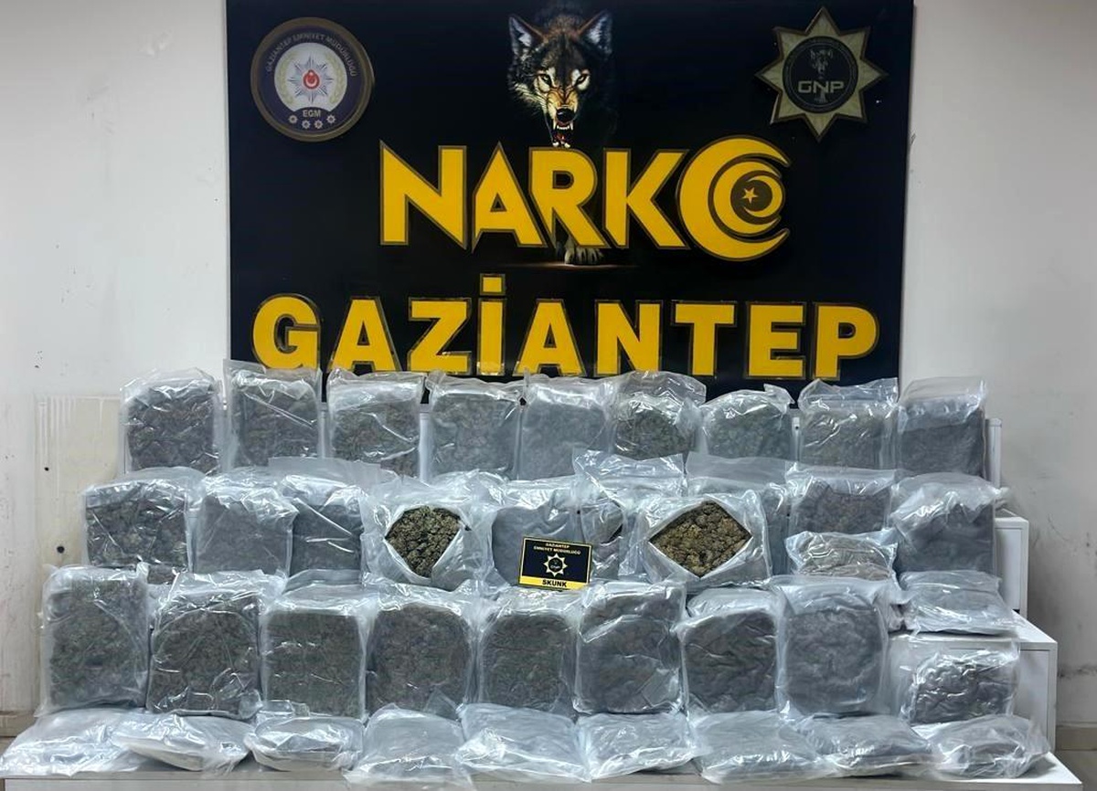 Gaziantep\'te 507 Kilo Uyuşturucu Ele Geçirildi