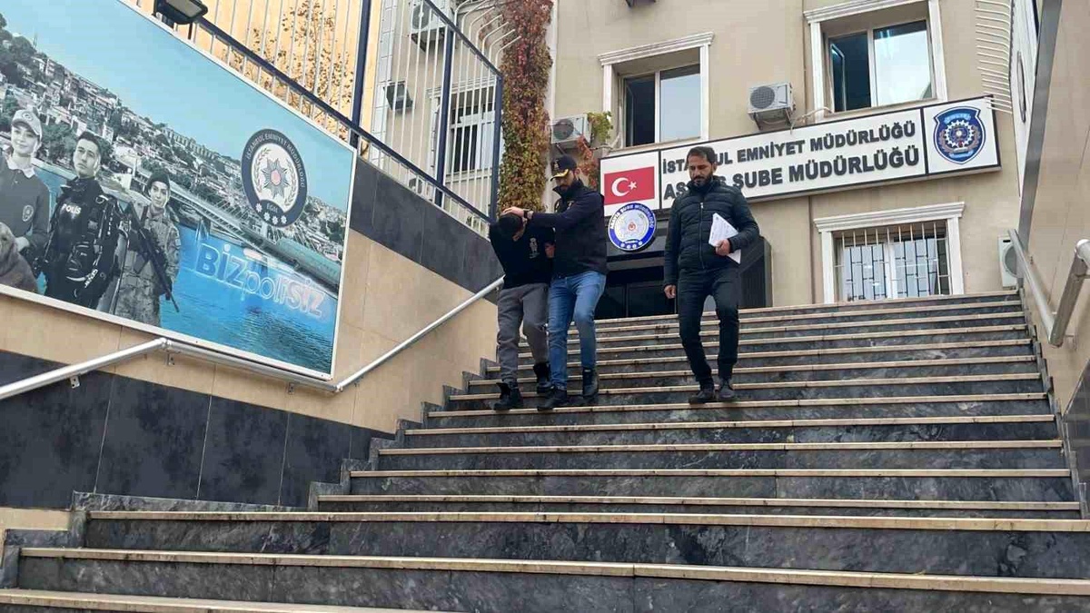 Kağıthane\'de park halindeki motosikleti çalan şüpheli adliyeye sevk edildi