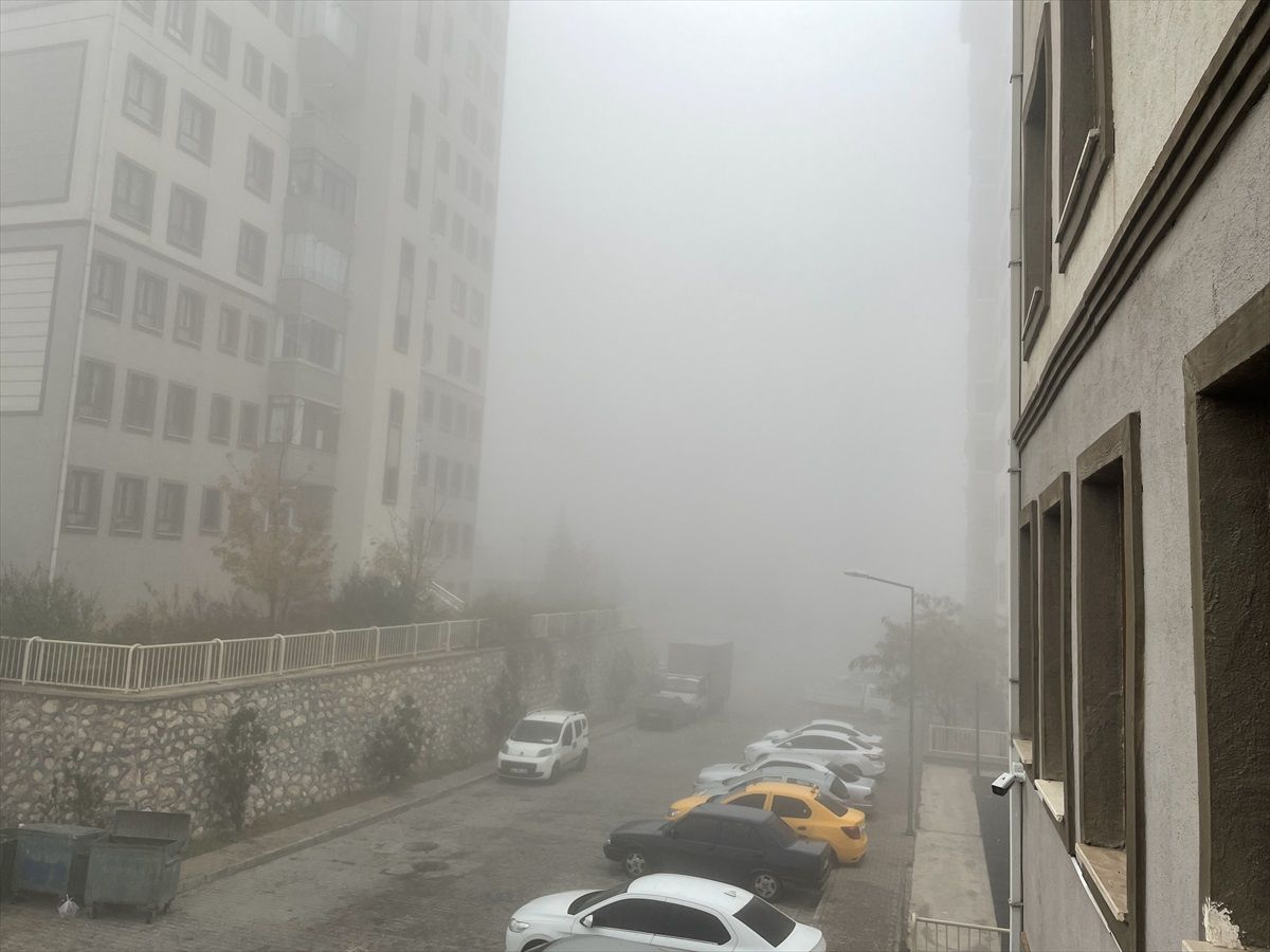 Malatya\'da etkili olan sis görüş mesafesini düşürdü