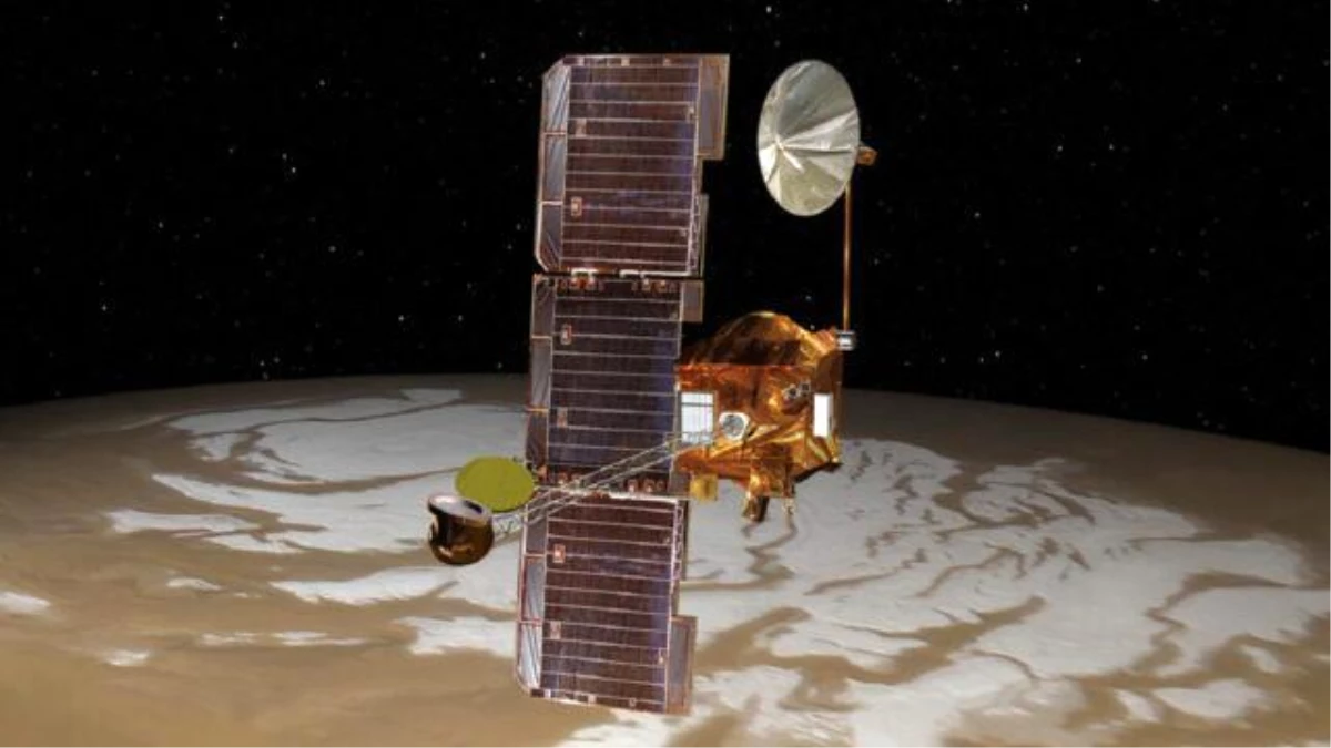 NASA\'nın Mars Odyssey uzay aracı, Mars\'ın nefes kesici görüntülerini yakaladı