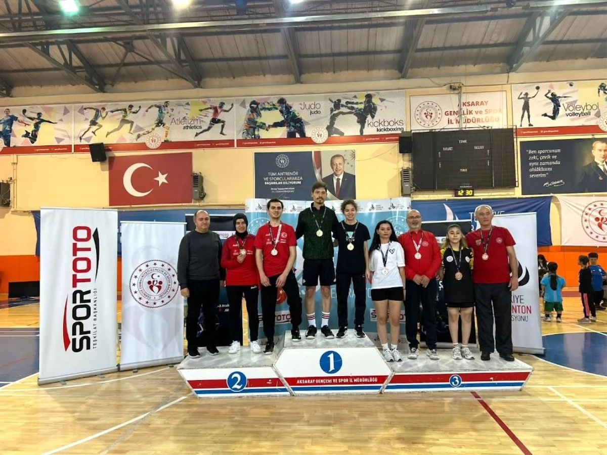 Osmaniyeli Özel Sporcular Para Badminton Türkiye Şampiyonası\'nda 13 Madalya Kazandı