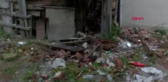 Trilye'de bazı binaların duvarlarında çökme meydana geldi