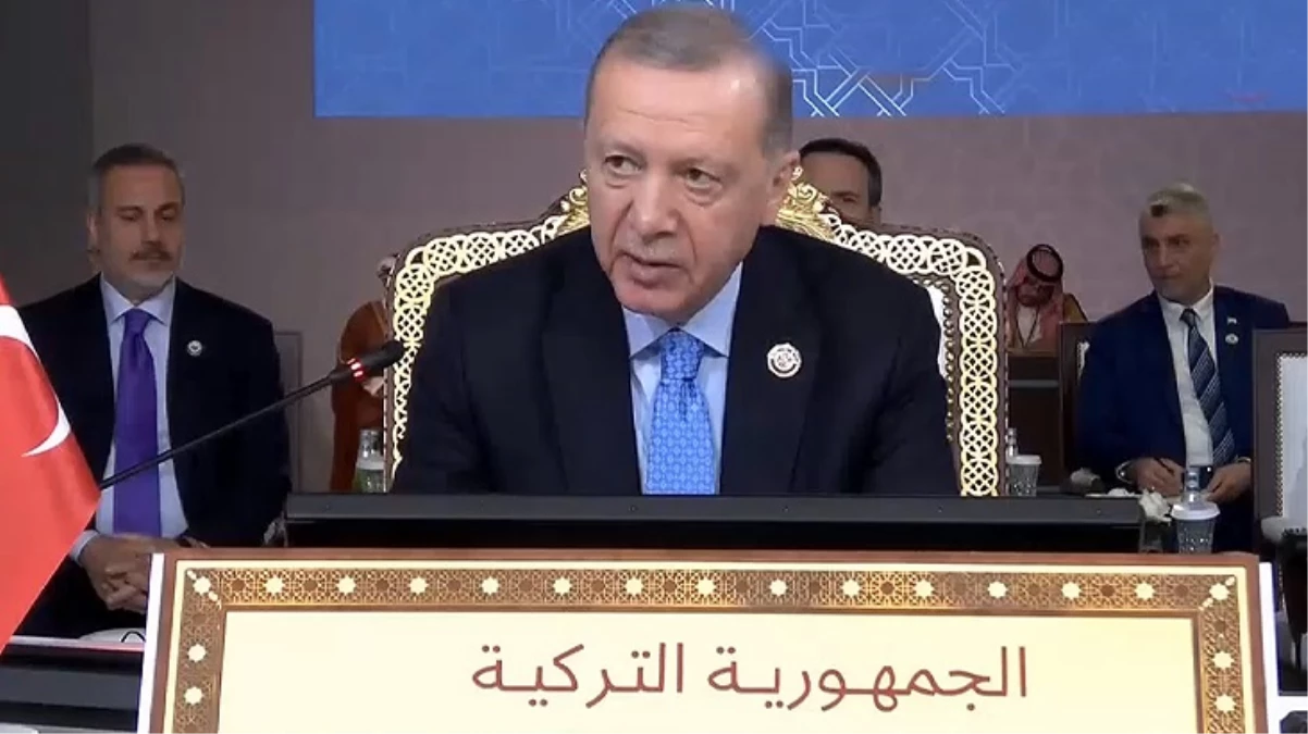 Cumhurbaşkanı Erdoğan: İsrail\'in işlediği suçlar yanına kalmamalıdır, garantörlüğe hazırız