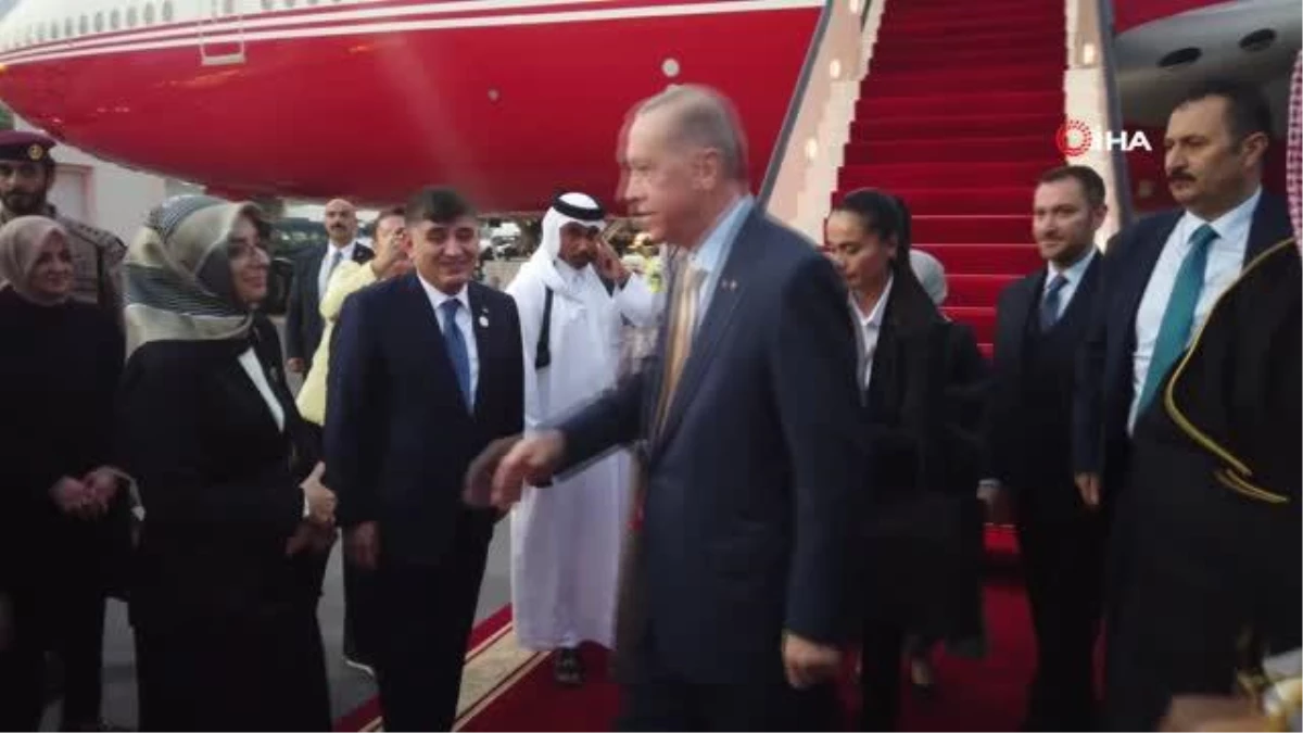 Cumhurbaşkanı Erdoğan Katar\'da