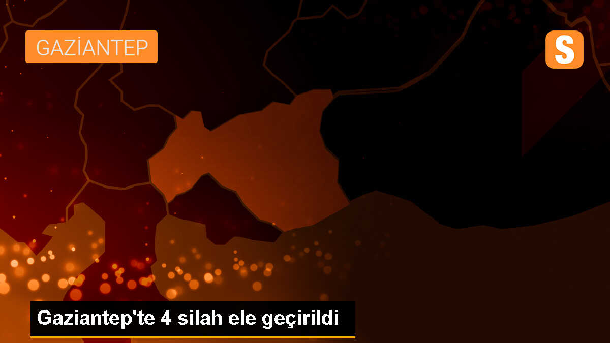 Gaziantep\'te 4 silah ele geçirildi
