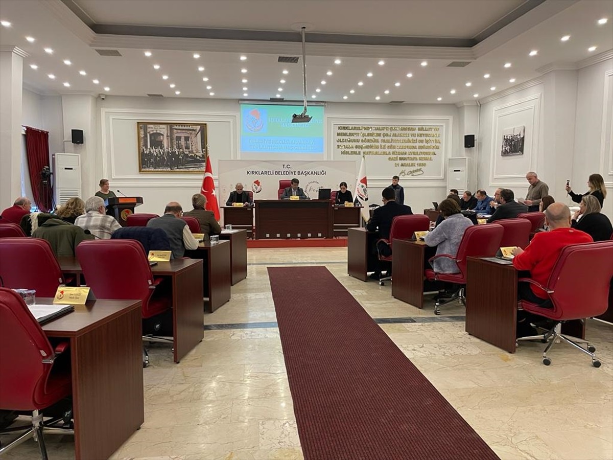 Kırklareli Belediye Meclisi Aralık Ayı Toplantısı Gerçekleştirildi