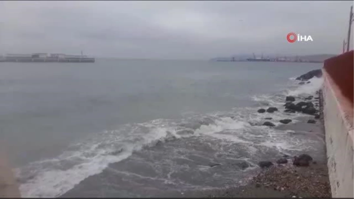 Marmara\'da deniz ulaşımına poyraz engeli