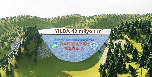 Sakarya'da Darıçayırı Barajı İle Yıllık 750 Milyon TL Gelir Hedefleniyor