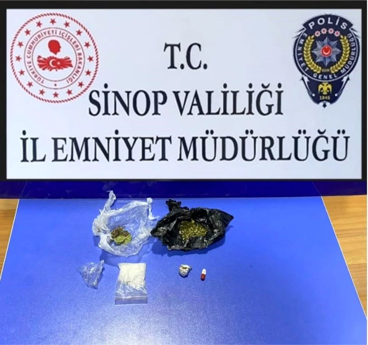 Sinop\'un Gerze ilçesinde uyuşturucu madde ele geçirildi