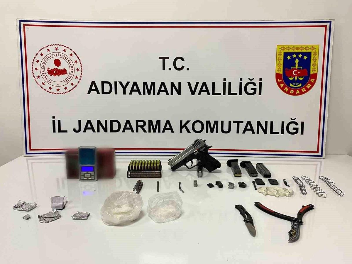 Adıyaman\'da Uyuşturucu ve Silah Operasyonu