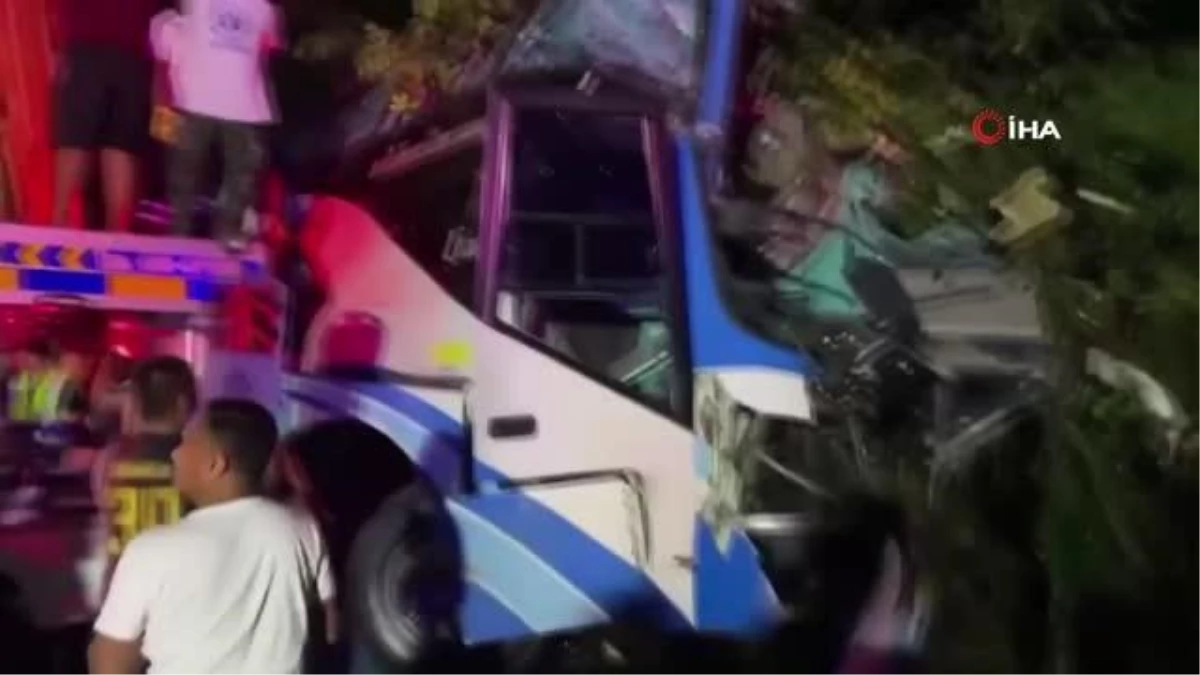 Tayland\'da Otobüs Kazası: 14 Ölü, 35 Yaralı