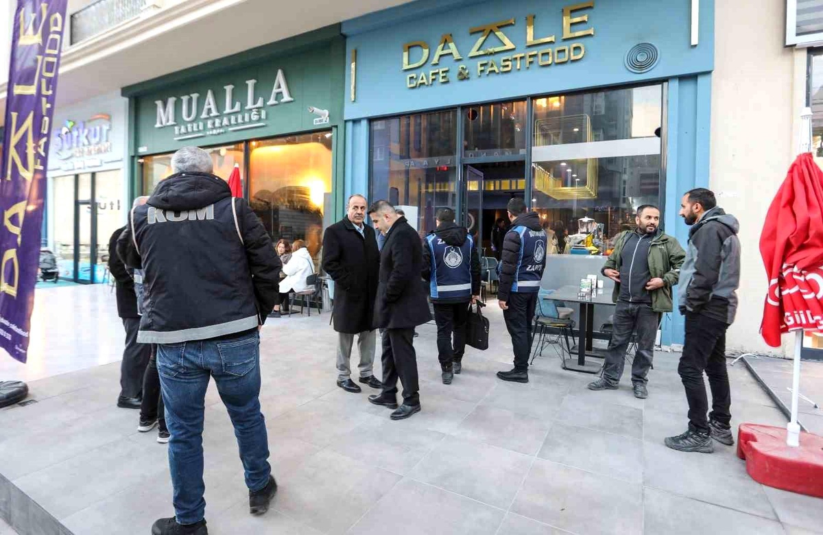 Van\'da kafe ve restoranlarda denetim yapıldı