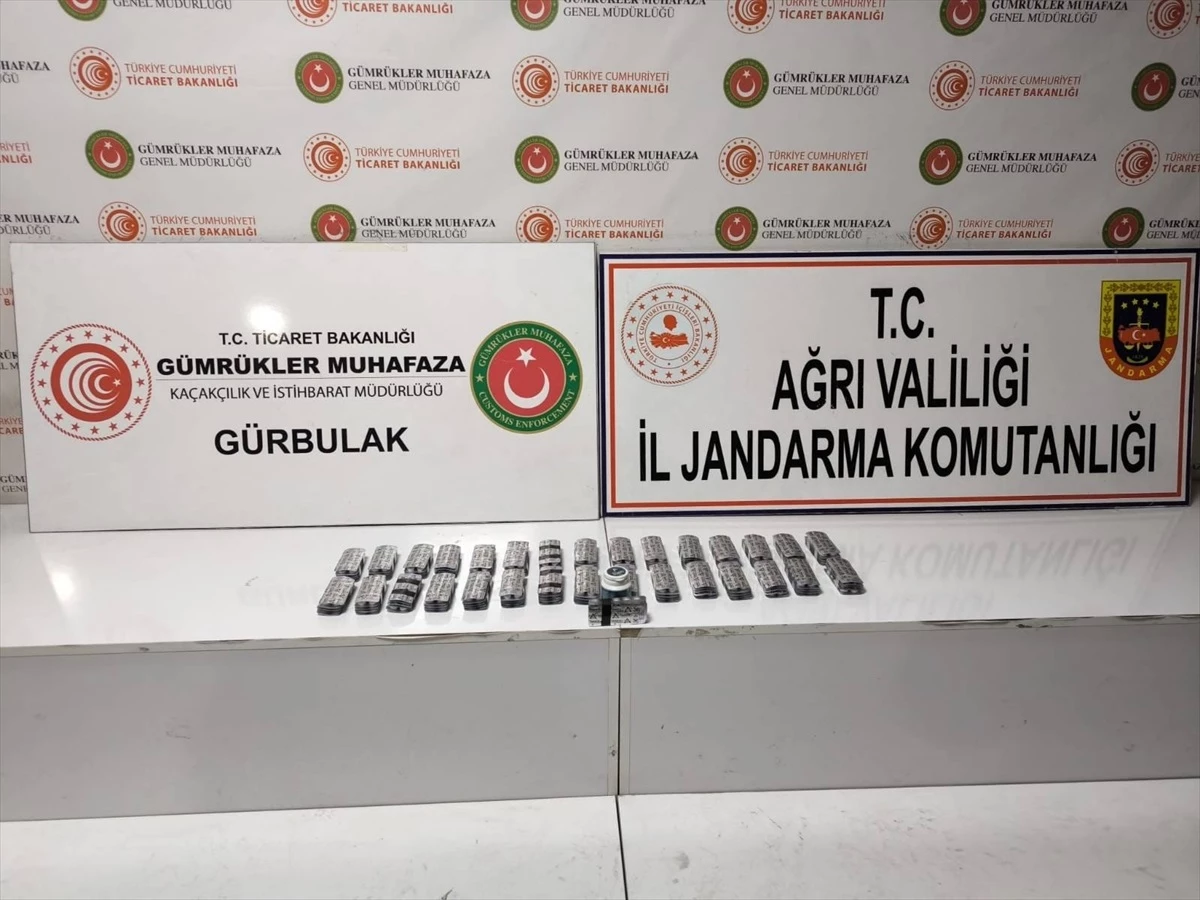 Ağrı\'da Gürbulak Gümrük Kapısı\'nda 1582 Sentetik Hapla Yakalanan Şüpheli Gözaltına Alındı