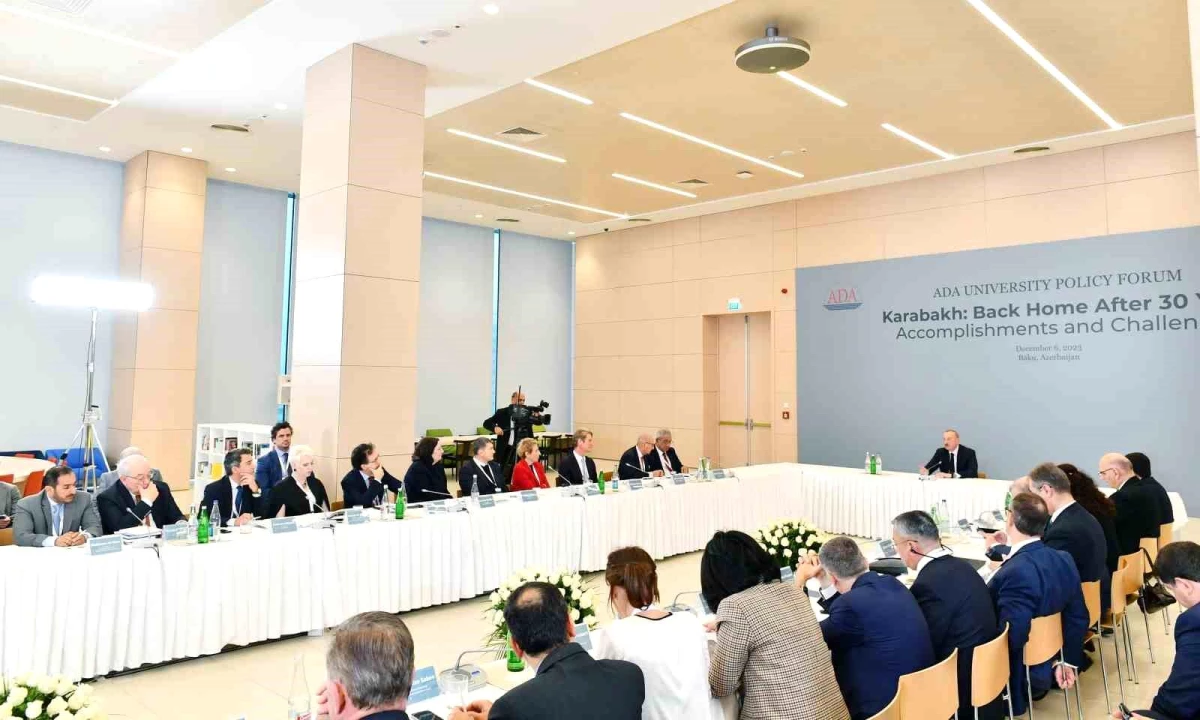 Aliyev: "Barış anlaşmasının esas maddeleri hazırlanıp Ermenistan\'a gönderildi"