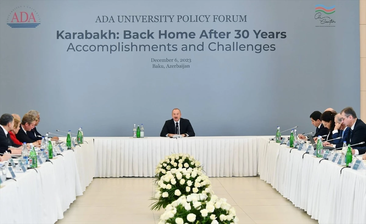 Azerbaycan Cumhurbaşkanı Aliyev: Somut sonuçlar için diyaloga hazırız
