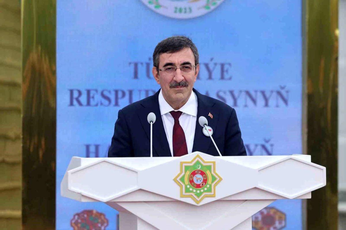 Cumhurbaşkanı Yardımcısı Yılmaz, 10. Türkmenistan Türk İhraç Ürünleri Fuarı\'nın açılış töreninde konuştu Açıklaması
