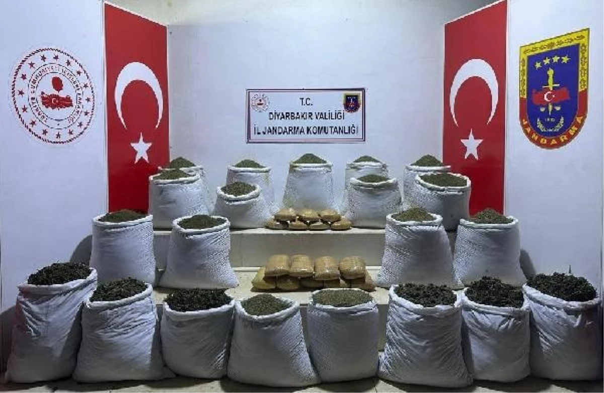 Diyarbakır\'da 915 kilo esrar ele geçirildi