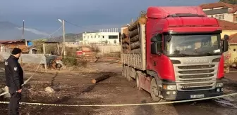 Karabük'te kamyon sürücüsü tomruk altında kalarak hayatını kaybetti
