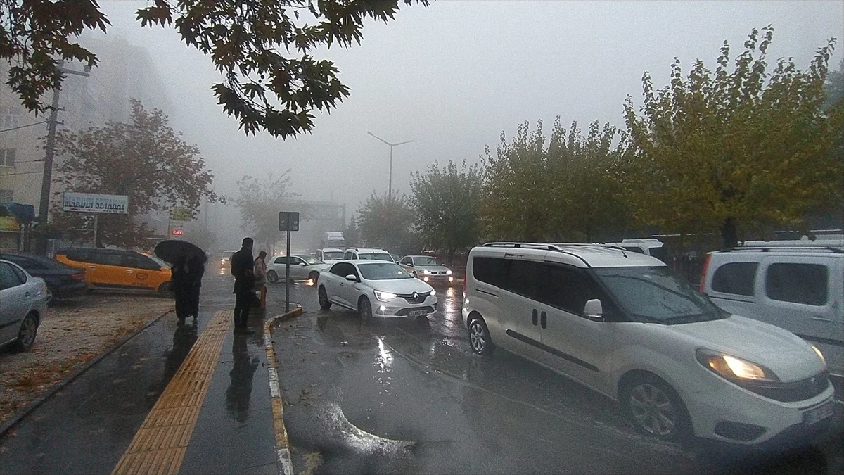 Mardin\'de sağanak ve sis, ulaşımı olumsuz etkiledi