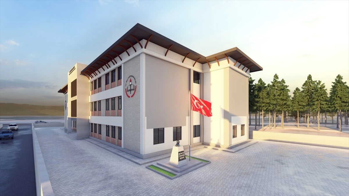 Melikgazi Belediye Başkanı Osman Ulubaş İlkokulu ve Ortaokulu\'nun temel çalışmalarını inceledi