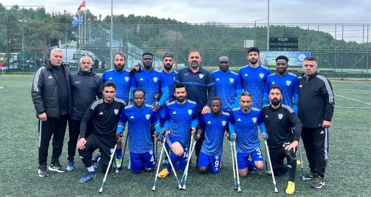 Şahinbey Belediye Ampute Futbol Takımı Şişli Yeditepe\'yi 6-1 Mağlup Etti