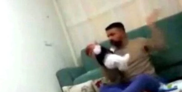 Gaziantep'te 2 Aylık Bebeğini Döven Baba 10 Yıl 10 Ay Hapis Cezasına Çarptırıldı