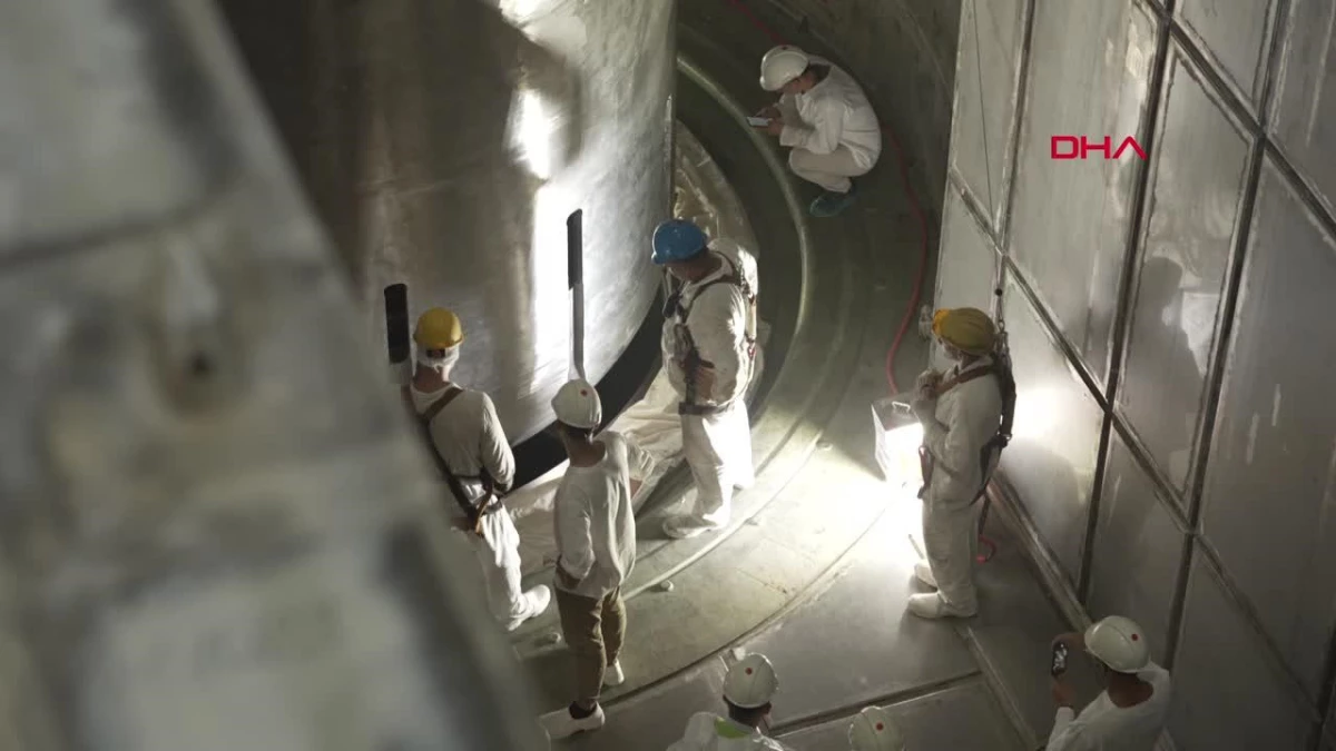 Akkuyu Nükleer Güç Santrali\'nde Reaktör İç Parçalarının Kurulum Testi Tamamlandı