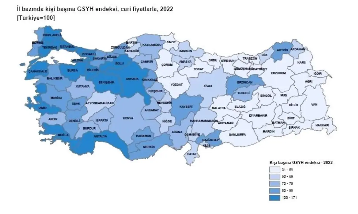 Eskişehir\'de Kişi Başına Düşen GSYH 11 Bin 62 Dolar Oldu