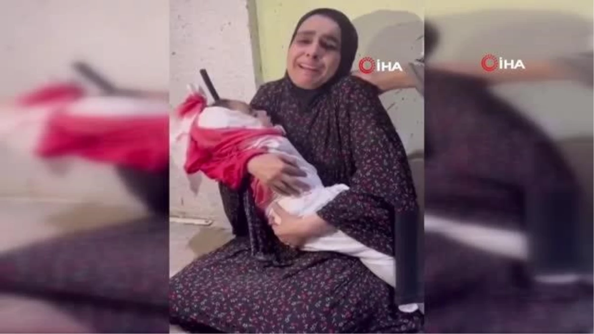 İsrail saldırılarında tüp bebek tedavisiyle dünyaya getirdiği oğlunu kaybeden Filistinli annenin son konuşması