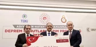 TOKİ ve Galatasaray arasında deprem bölgesine konut yapımı iş birliği