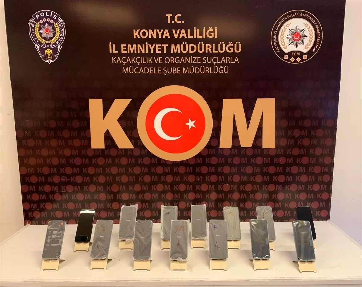 Konya\'da Kaçak Ürün Operasyonu: 3 Şüpheli Yakalandı