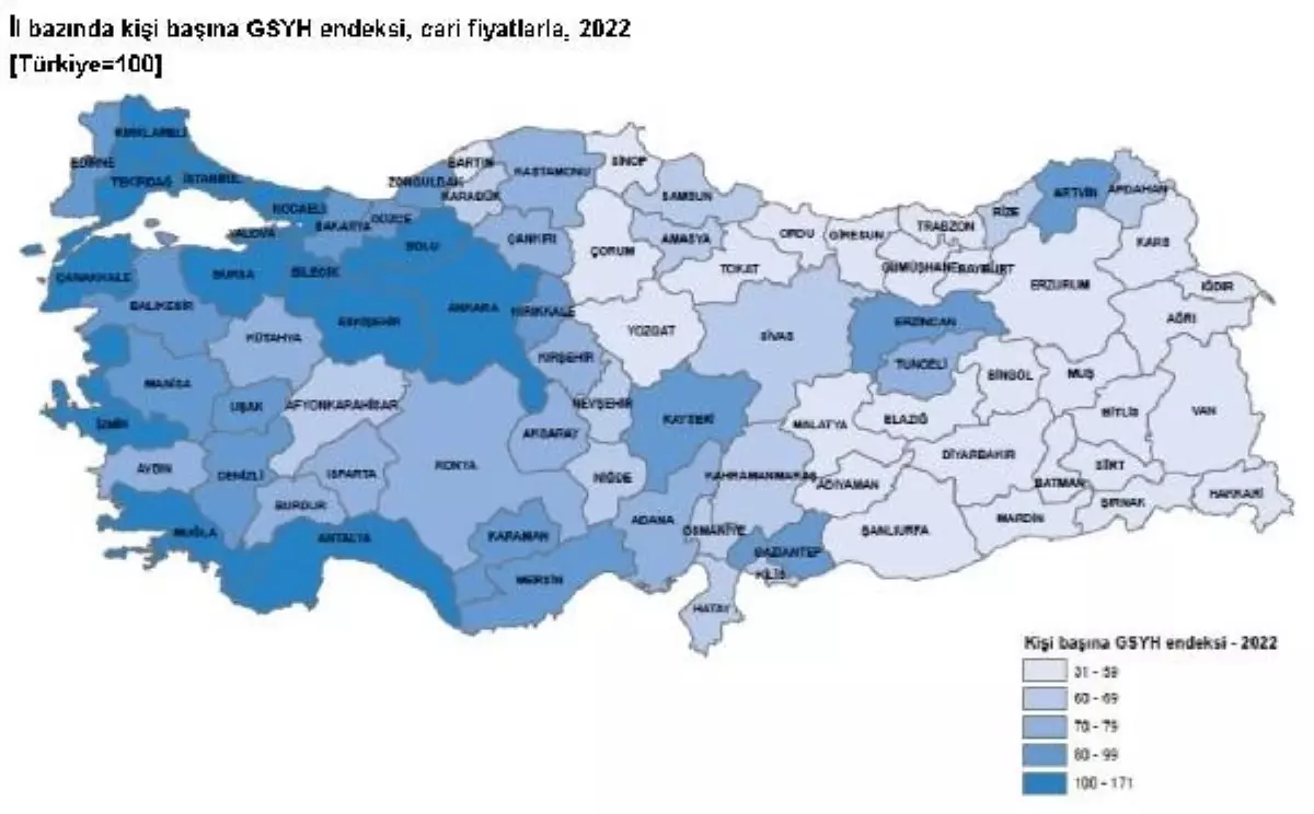 İstanbul, 2022 yılı GSYH\'den en yüksek payı aldı