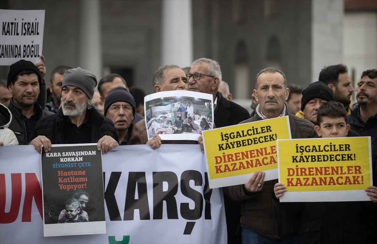 Ankara\'da Filistin Destek Gösterisi