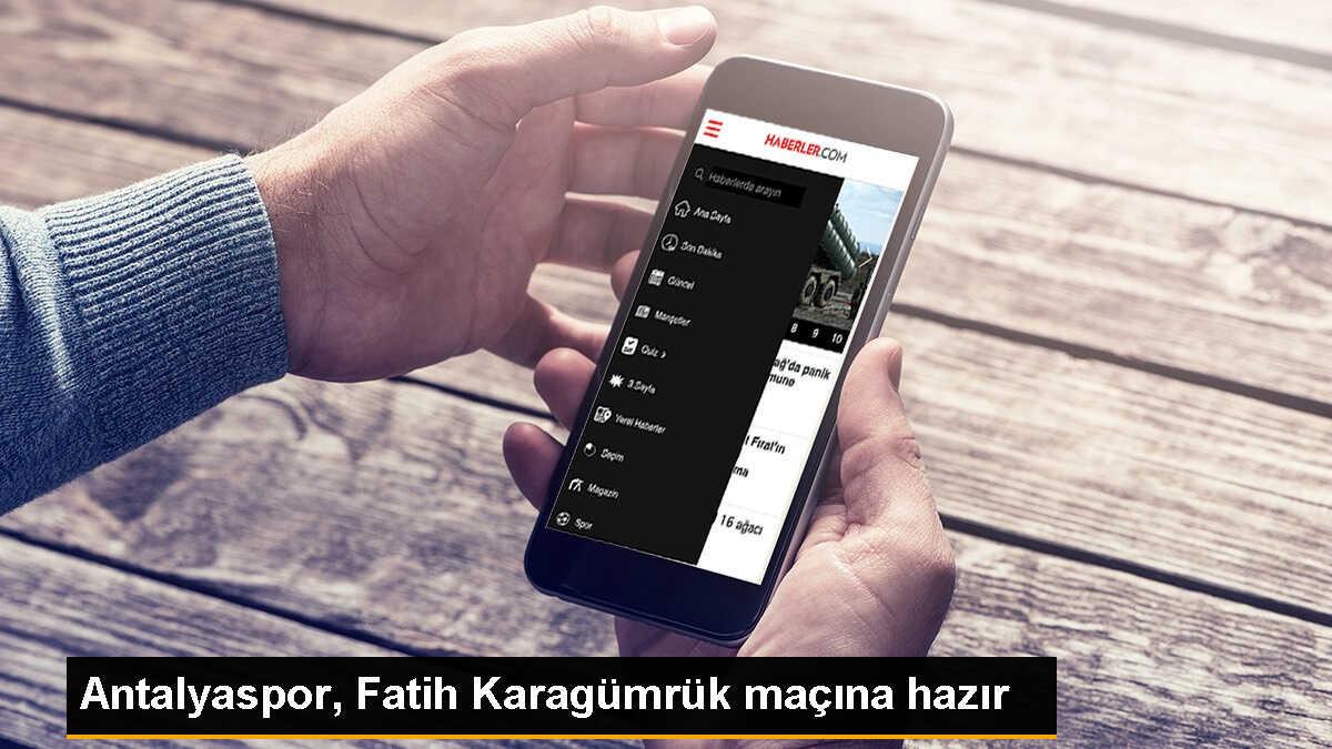 Bitexen Antalyaspor, VavaCars Fatih Karagümrük maçı için hazır