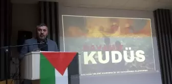 Solhan'da İslami Kardeşlik ve Dayanışma Platformu 'Davamız Kudüs' programı düzenledi