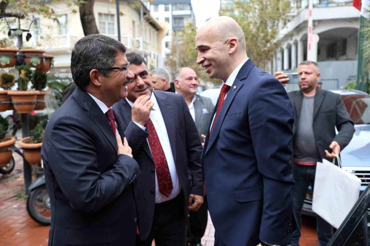 Şehzadeler Belediye Başkanı Ömer Faruk Çelik, Zenica-Doboj Kantonu Başbakanı Nezir Pivic\'i ağırladı
