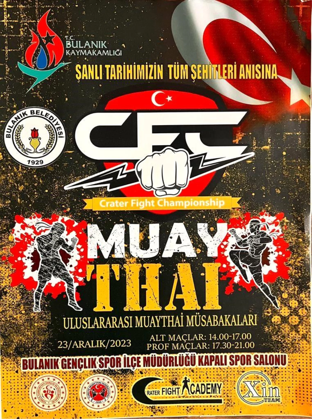 Muş\'ta Uluslararası Muay Thai Müsabakaları düzenlenecek