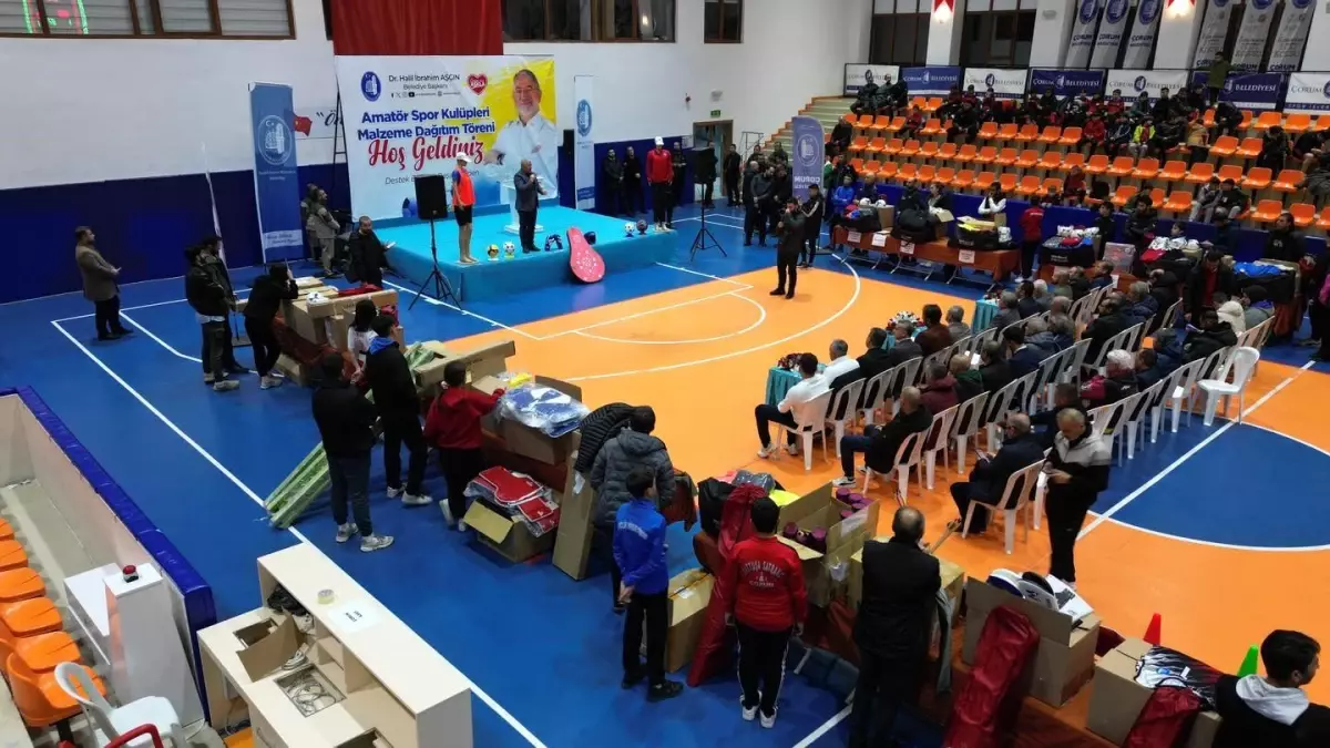 Çorum Belediyesi\'nden amatör sporculara 1 milyon 150 bin TL destek