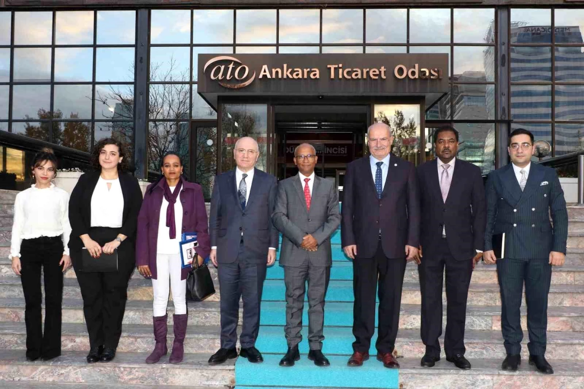 Etiyopya\'nın Ankara Büyükelçisi Mahmud, ATO Başkanı Baran\'ı ziyaret etti