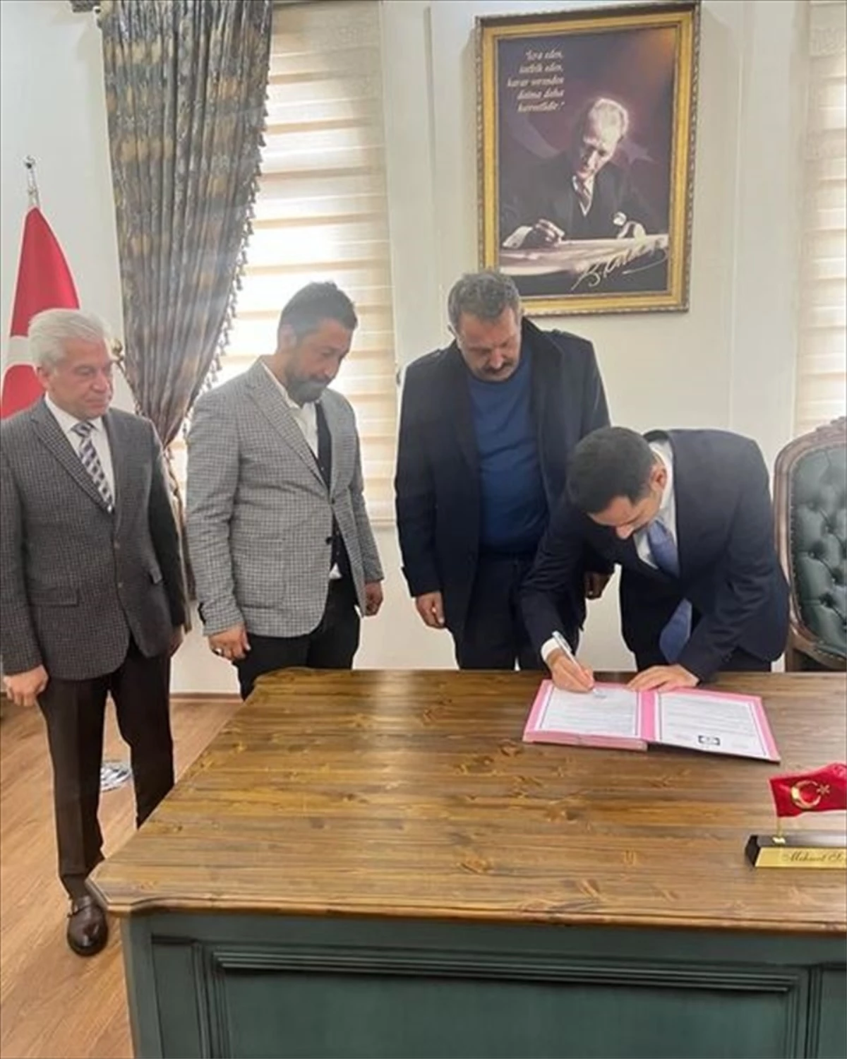 Gaziantep\'te 1 derslikli prefabrik ilkokul için protokol imzalandı