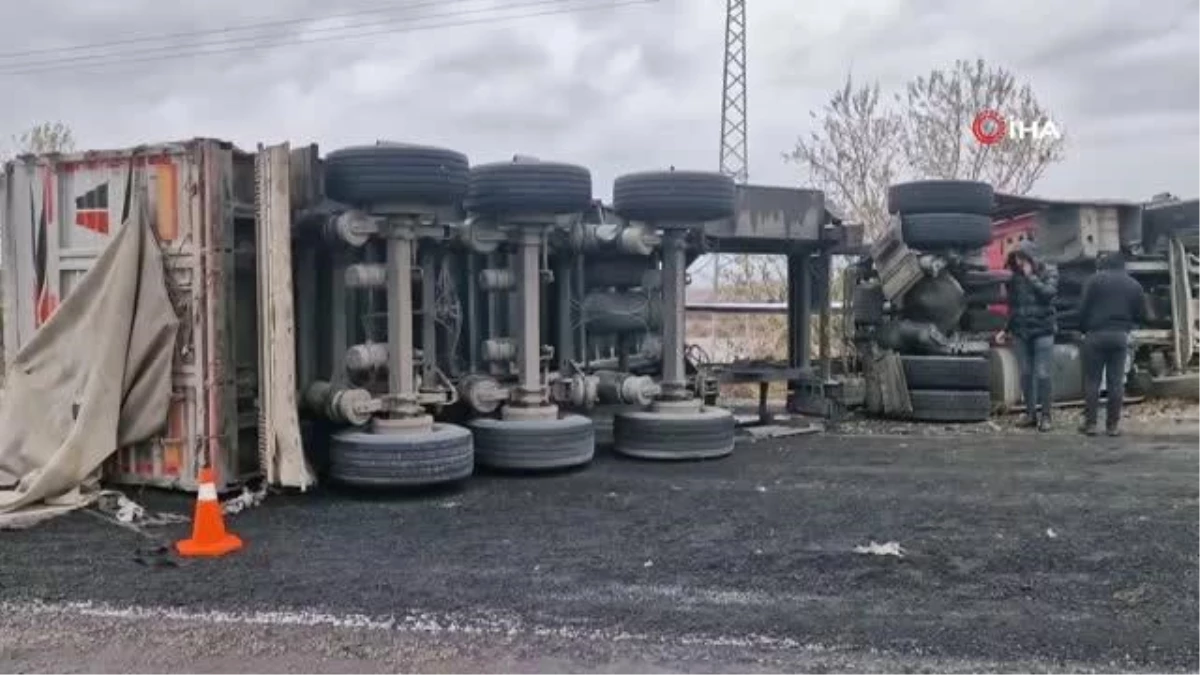 Çorum-Alaca Karayolu\'nda Trafik Kazası