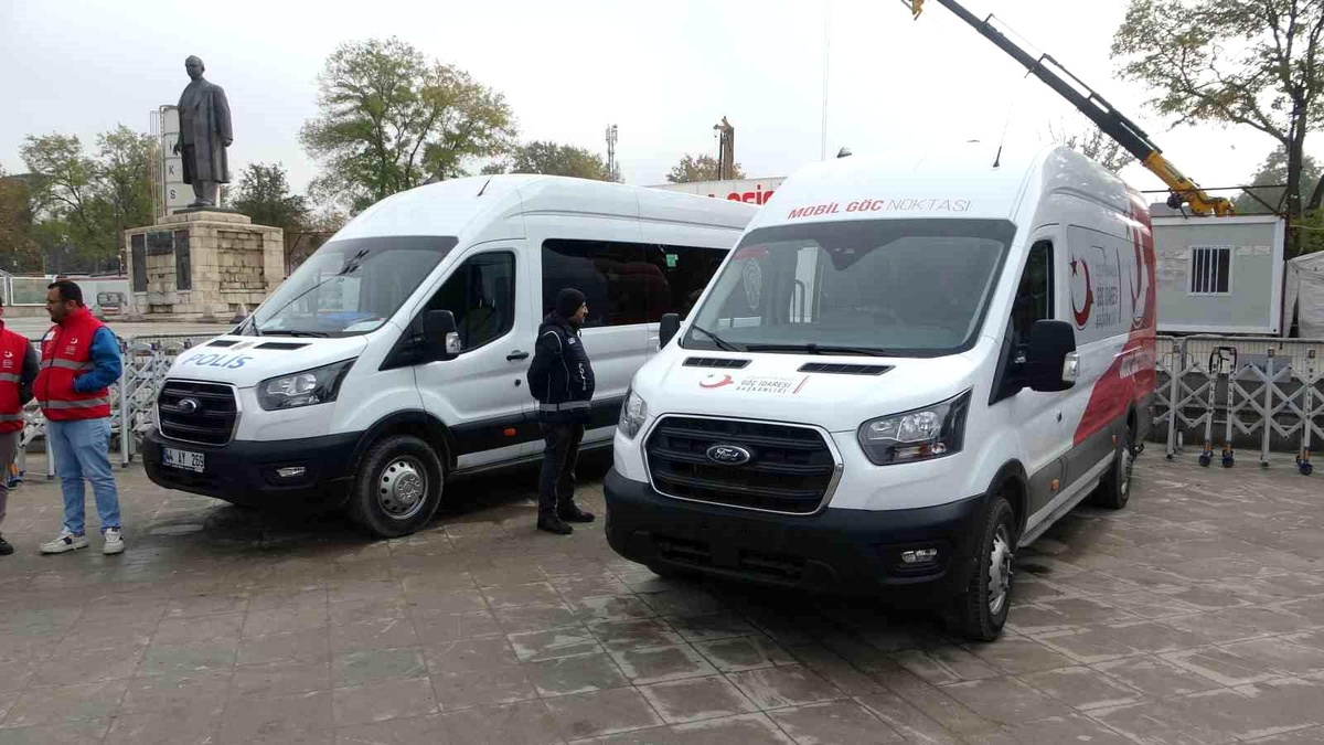Malatya\'da Mobil Göç Noktası hizmete girdi