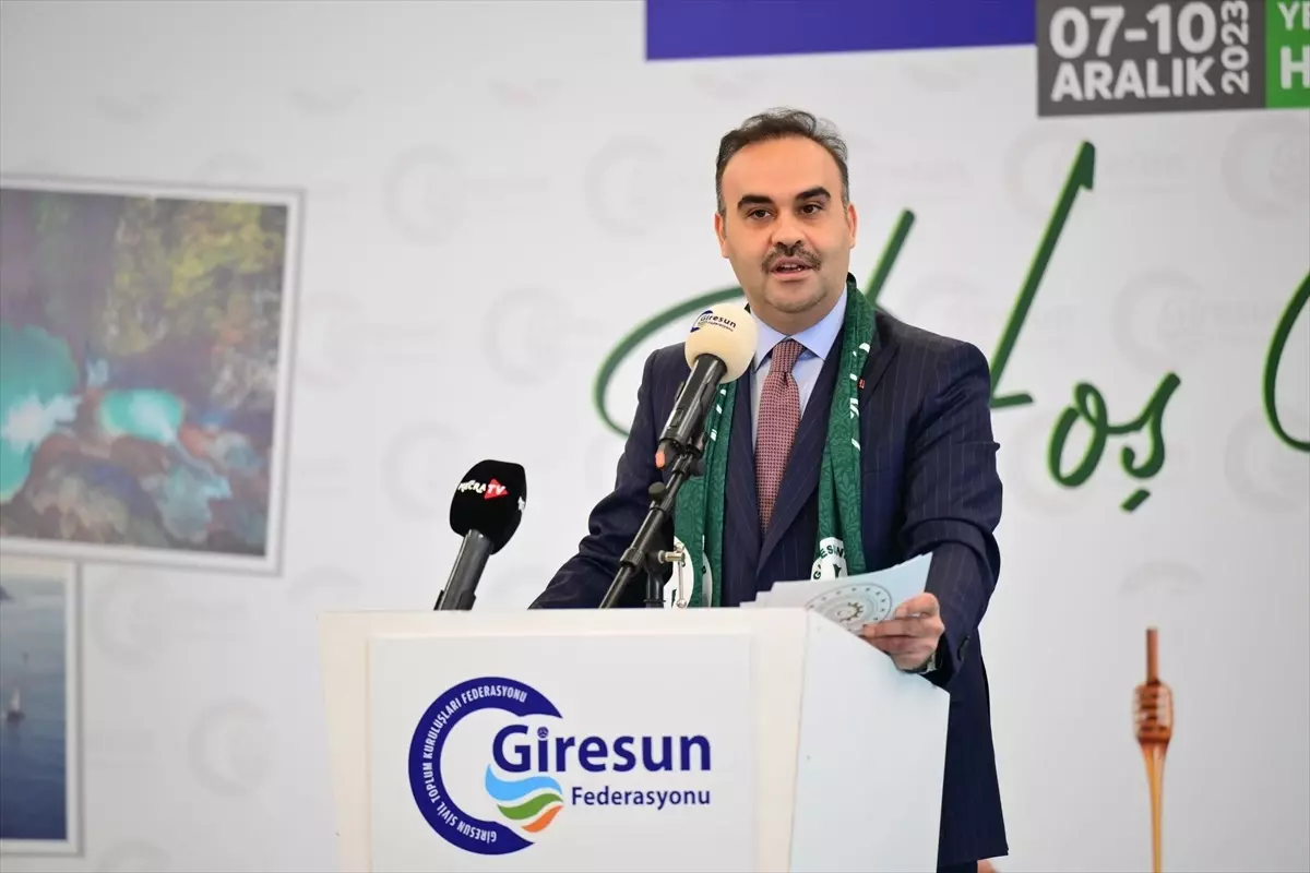 Bakan Kacır, 16. Giresun Tanıtım Günleri\'nde konuştu Açıklaması
