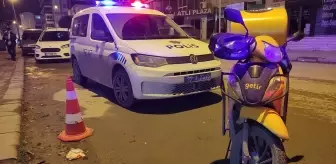 Edirne'de devrilen motosikletin sürücüsü yaralandı