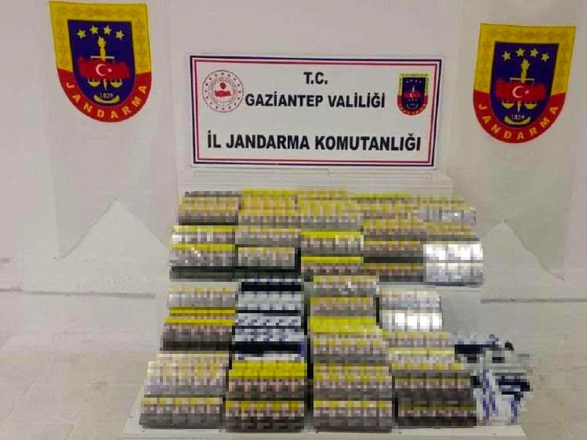 Gaziantep\'te 180 bin lira değerinde kaçak sigara ele geçirildi