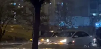 ÇOK SAYIDA ARAÇ YOLDA KALDI